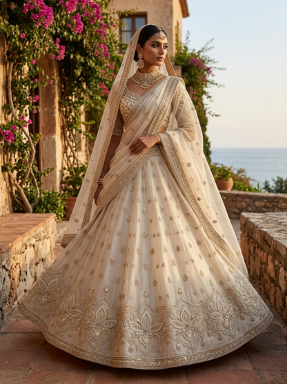 Formal embroidered Lehnga