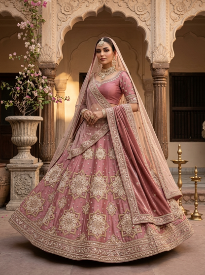 Formal embroidered Lehnga