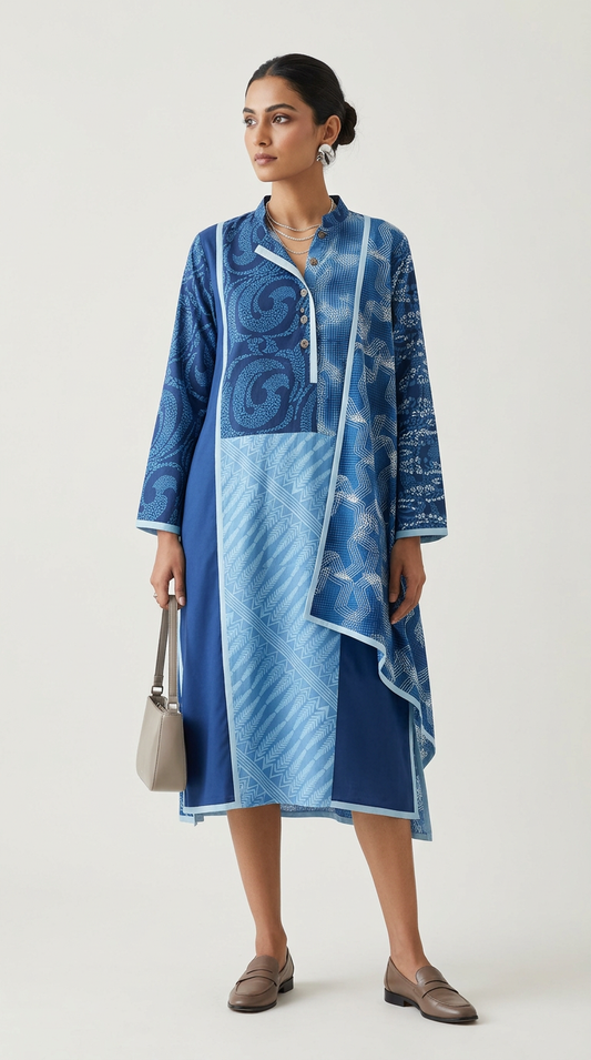 Customised Cotton indigo