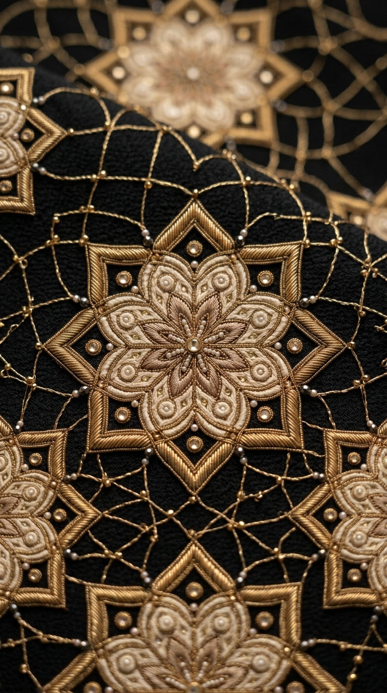 Formal Pure Silk embroidered Saree
