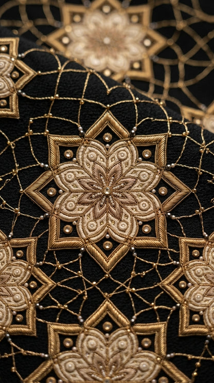 Formal Pure Silk embroidered Saree
