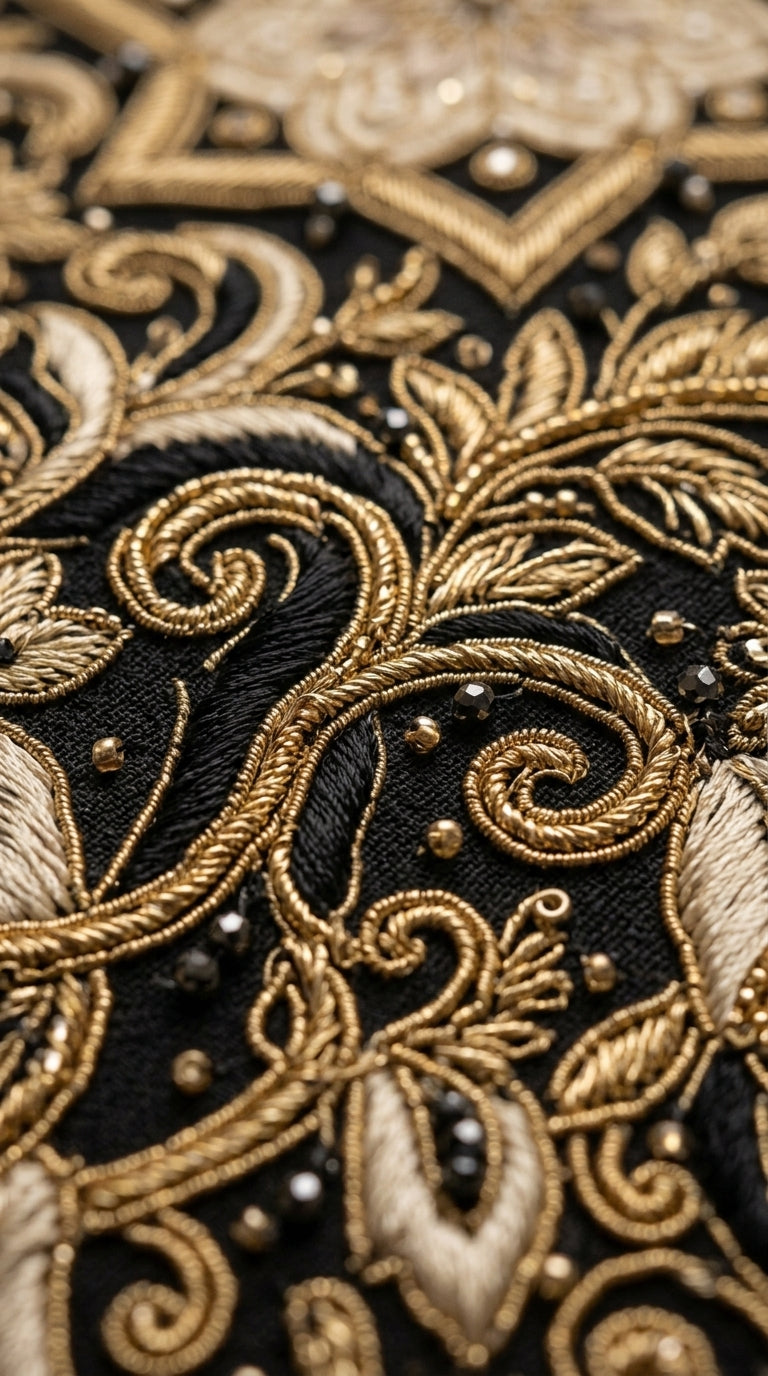 Formal Pure Silk embroidered Saree