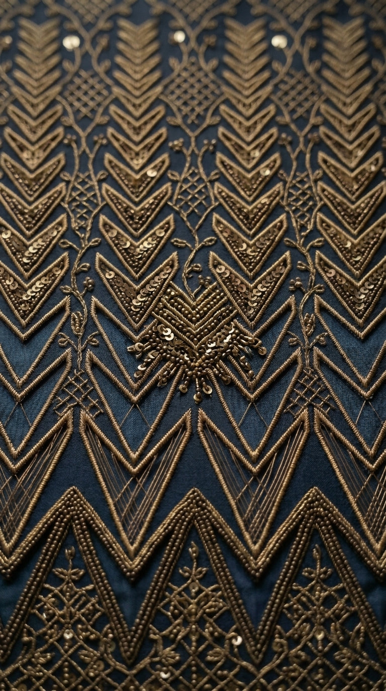 Formal Pure Silk embroidered Saree