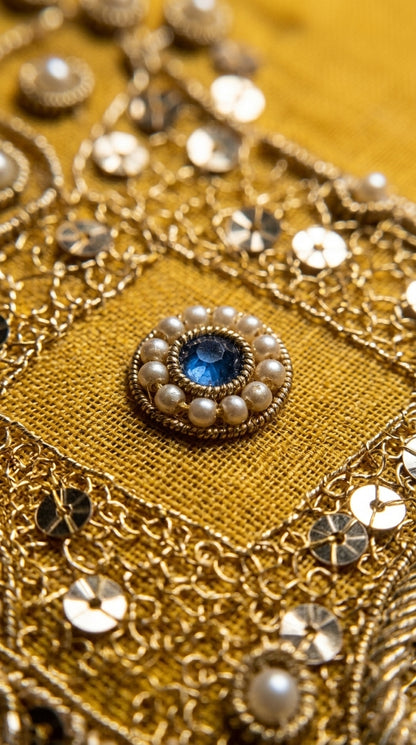 Formal Pure Silk embroidered Saree