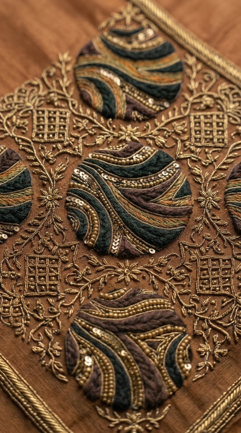 Formal Pure Silk embroidered Saree