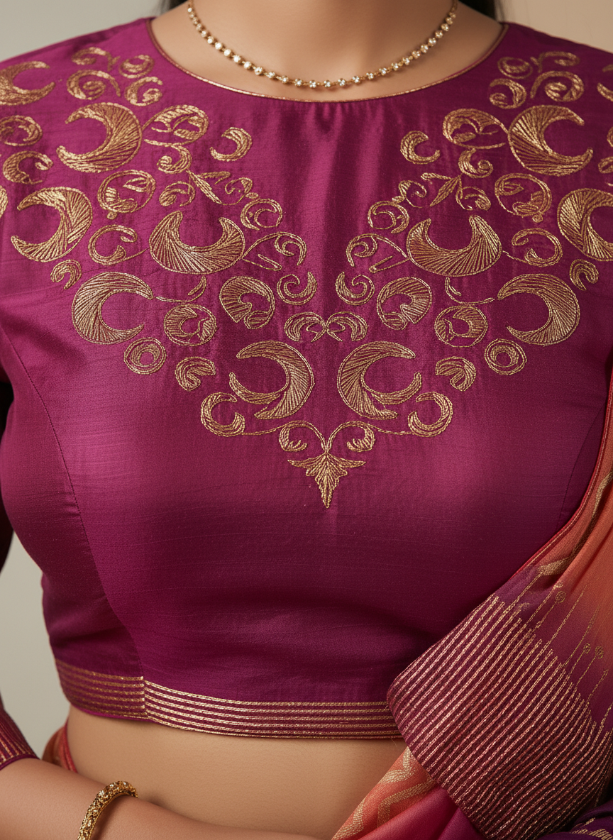 Formal Chanderi Silk Saree