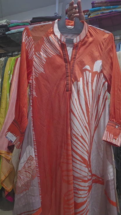 Stitched Chanderi dress