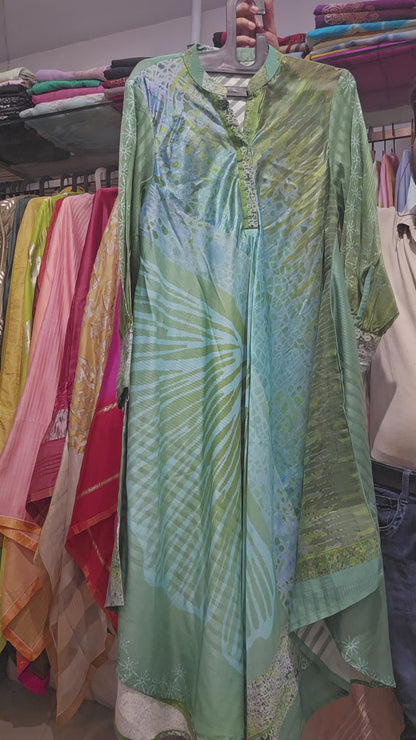 Stitched Chanderi dress