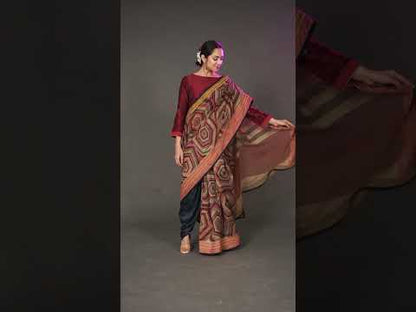 Silk Kalamkari Saree