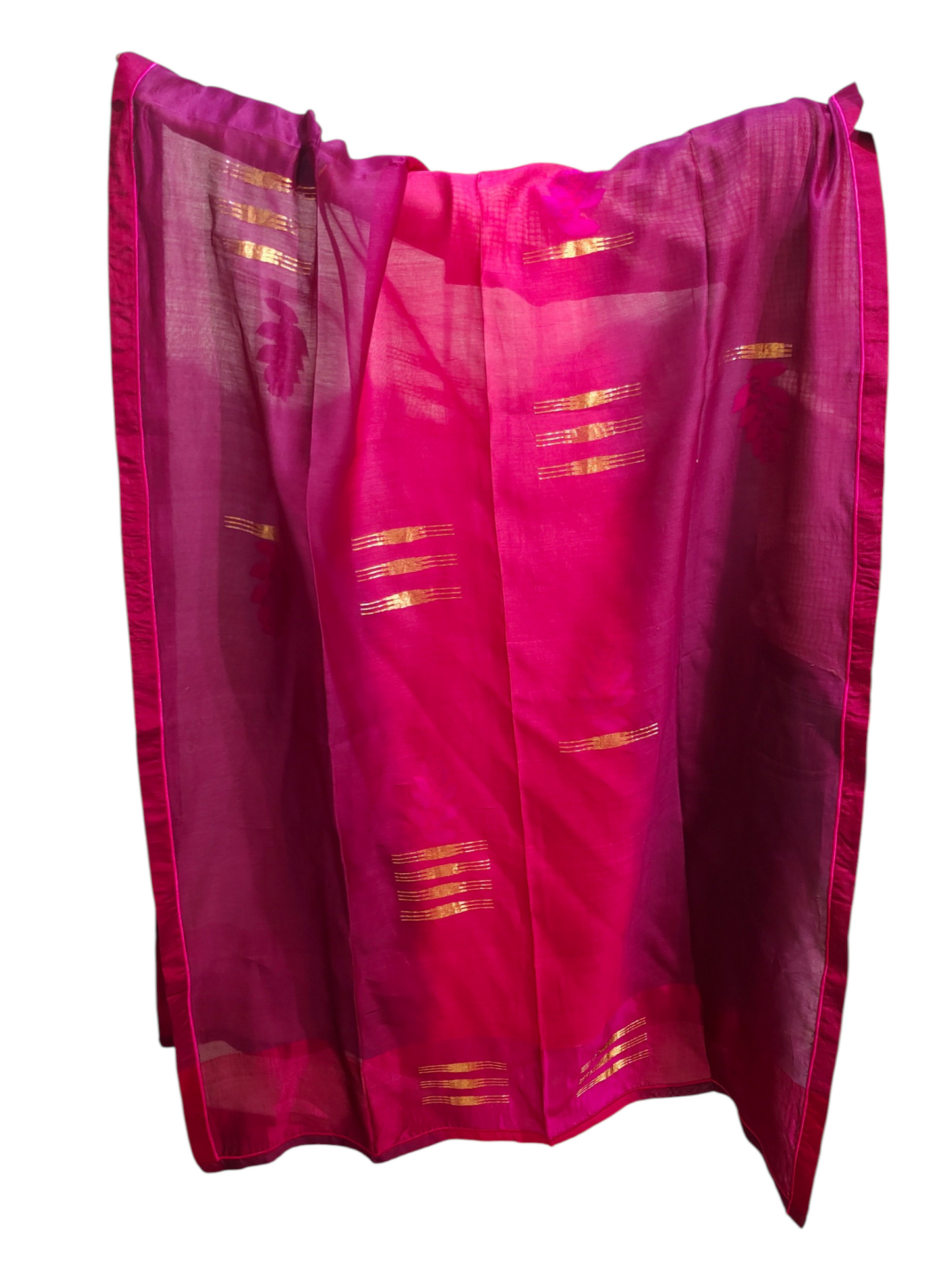 Semi Stitched Chanderi Formal Suitset