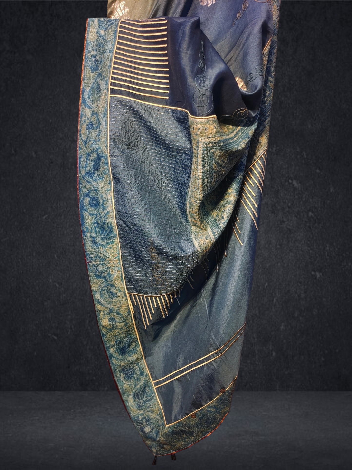 Formal Silk Ajrakh Saree