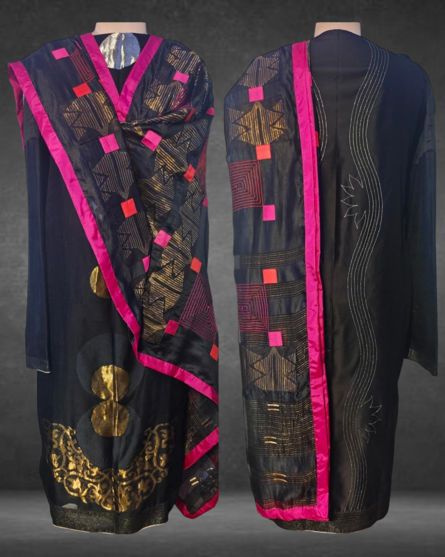 Semi Stitched Formal Chanderi Suit Set VISHAL KAPUR