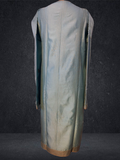 Semi Stitched Chanderi kurta