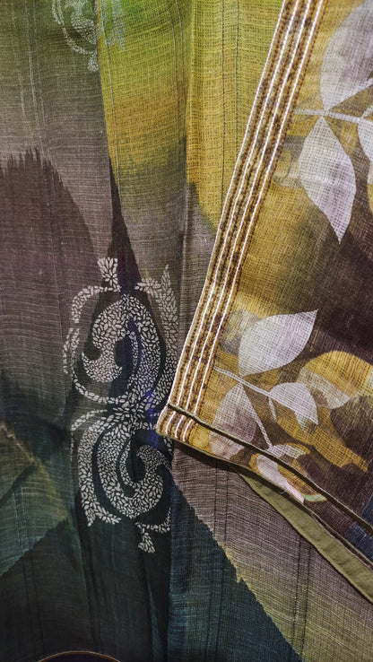Semi Stitched linen kota Short Tunic