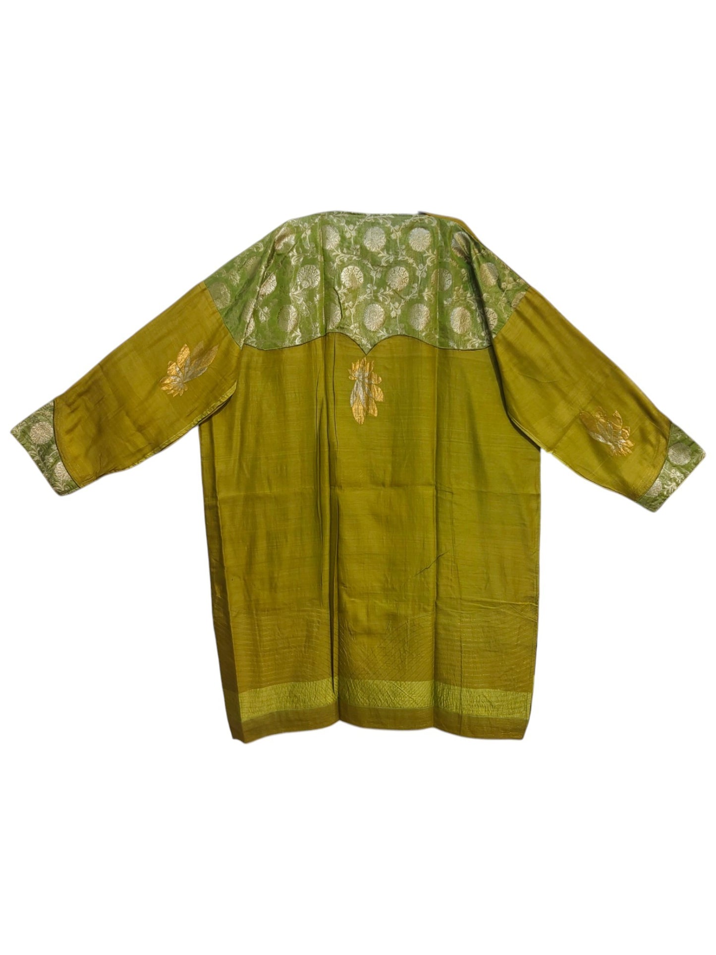 Semi Stitched Chanderi Formal Suitset