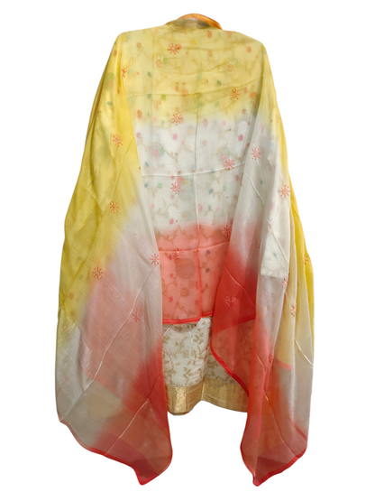 Semi Stitched Formal Kota silk Suitset