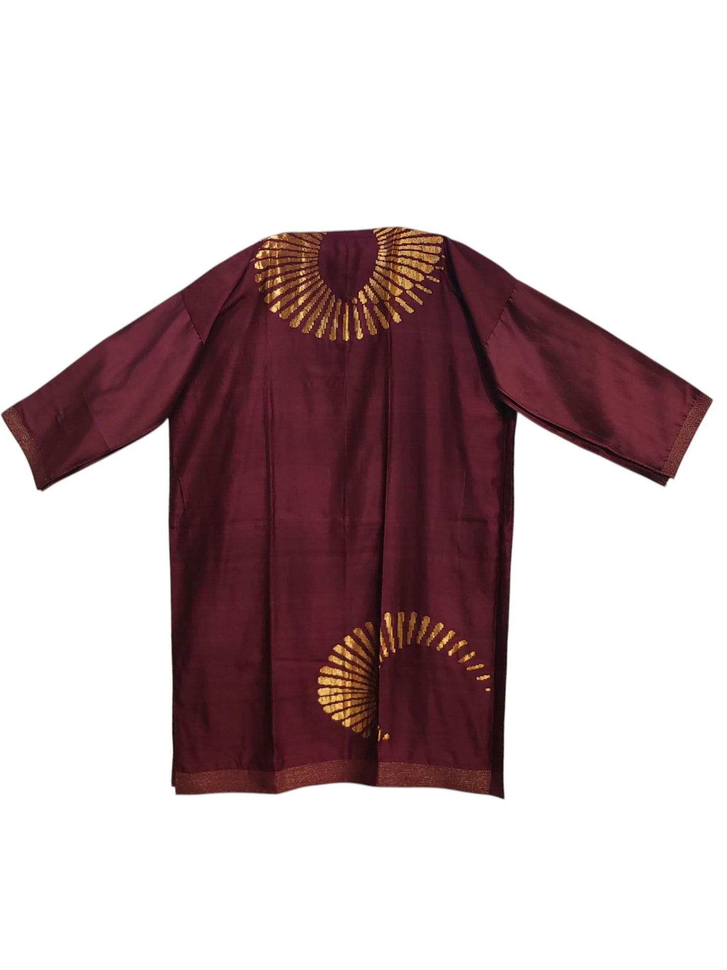 Semi Stitched Chanderi Formal Suitset