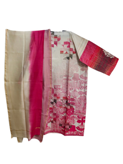 Semi Stitched Chanderi Casual Suitset VISHAL KAPUR