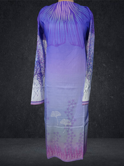 Semi Stitched Cotton Suitset