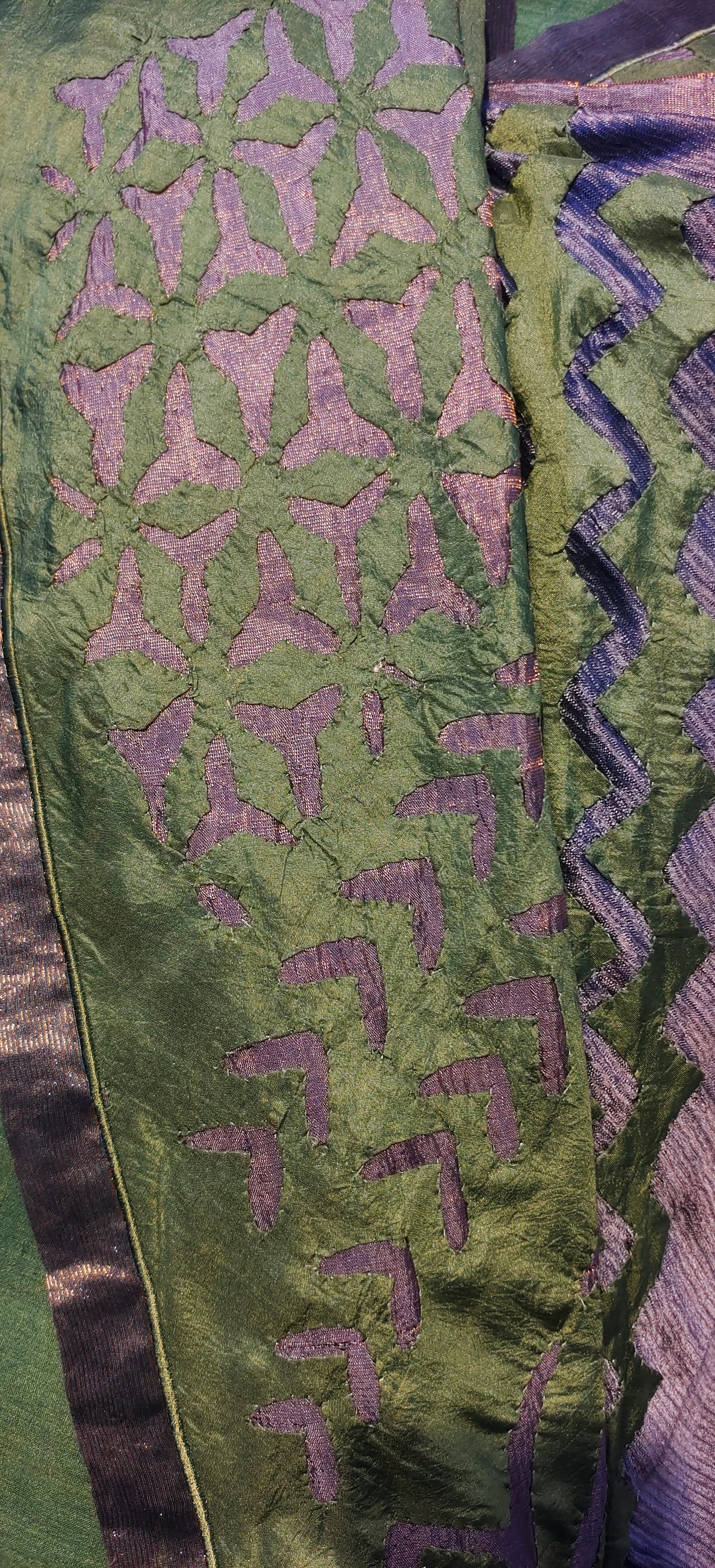 Semi Stitched Formal chanderi Suitset