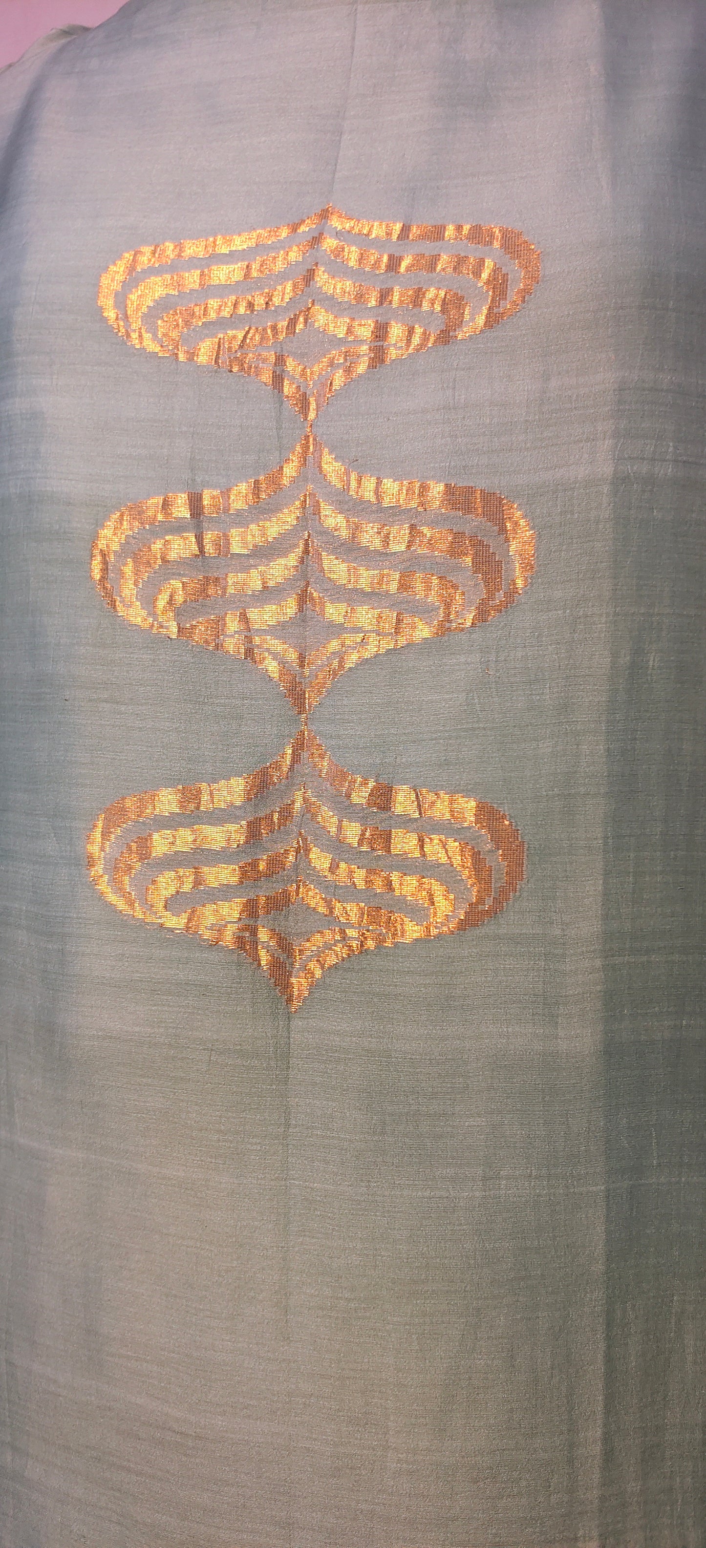 Semi Stitched Formal chanderi Suitset