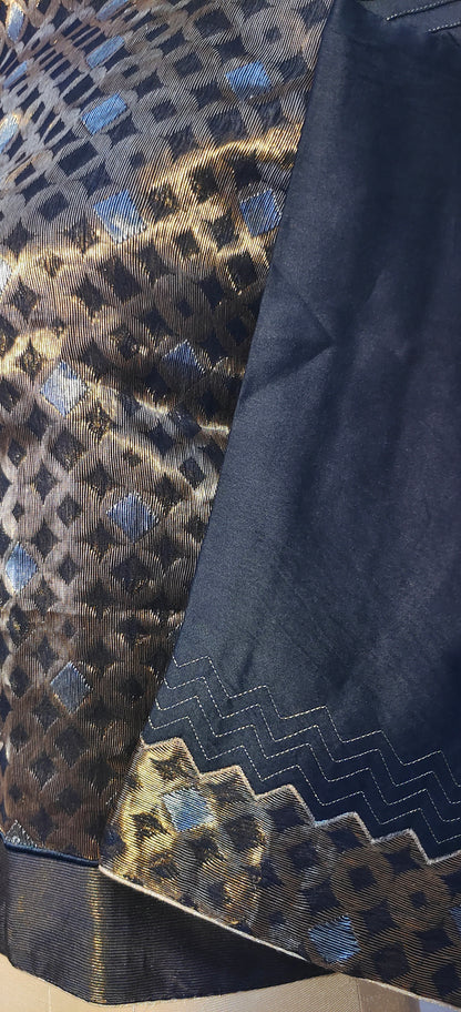 Semistitched Chanderi Ɓlouse