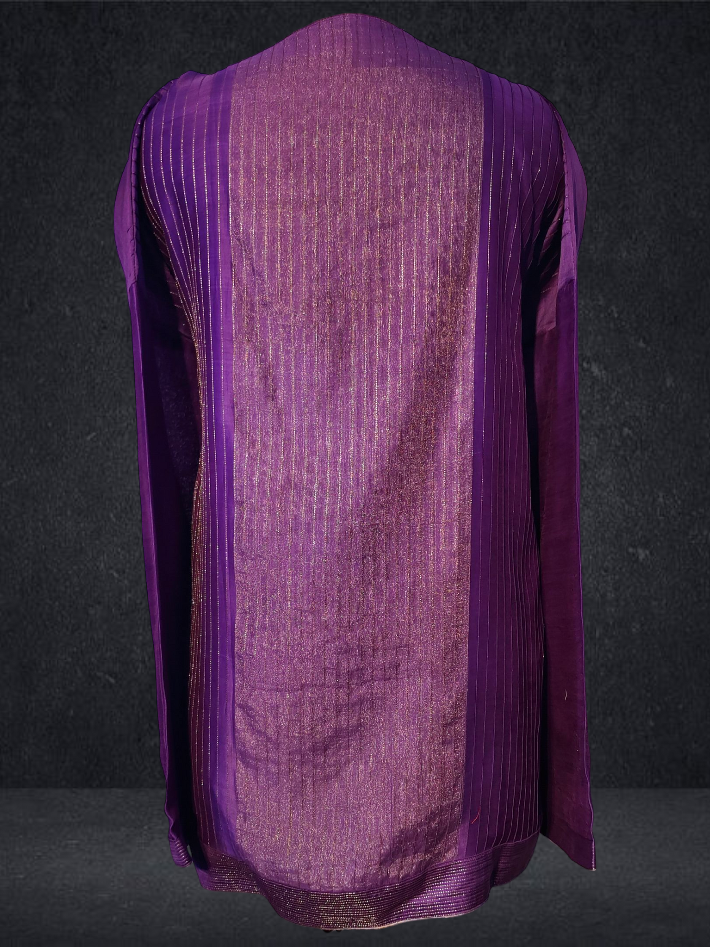 Semi Stitched Chanderi Zariwoven Short Tunic VISHAL KAPUR STUDIO