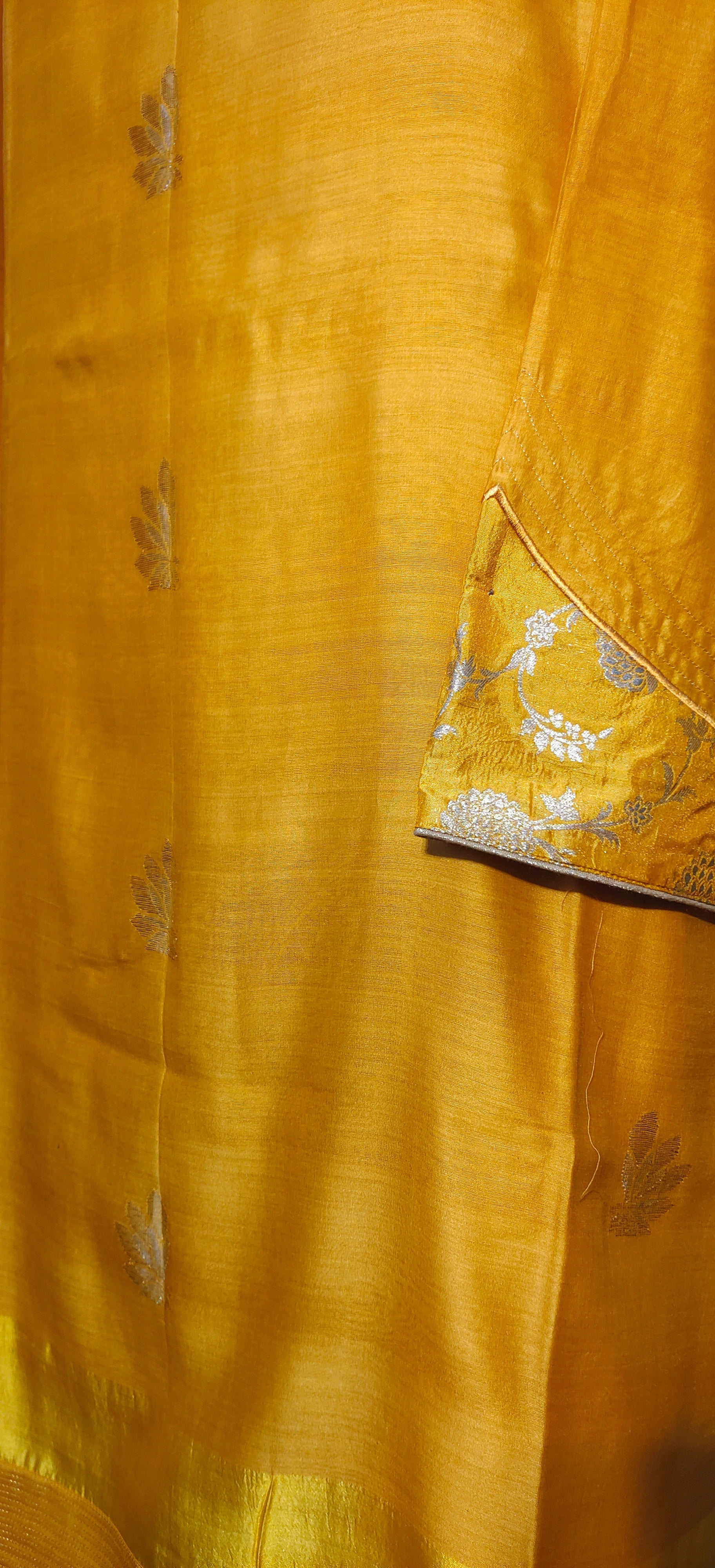 Semi Stitched Formal chanderi Suitset VISHAL KAPUR