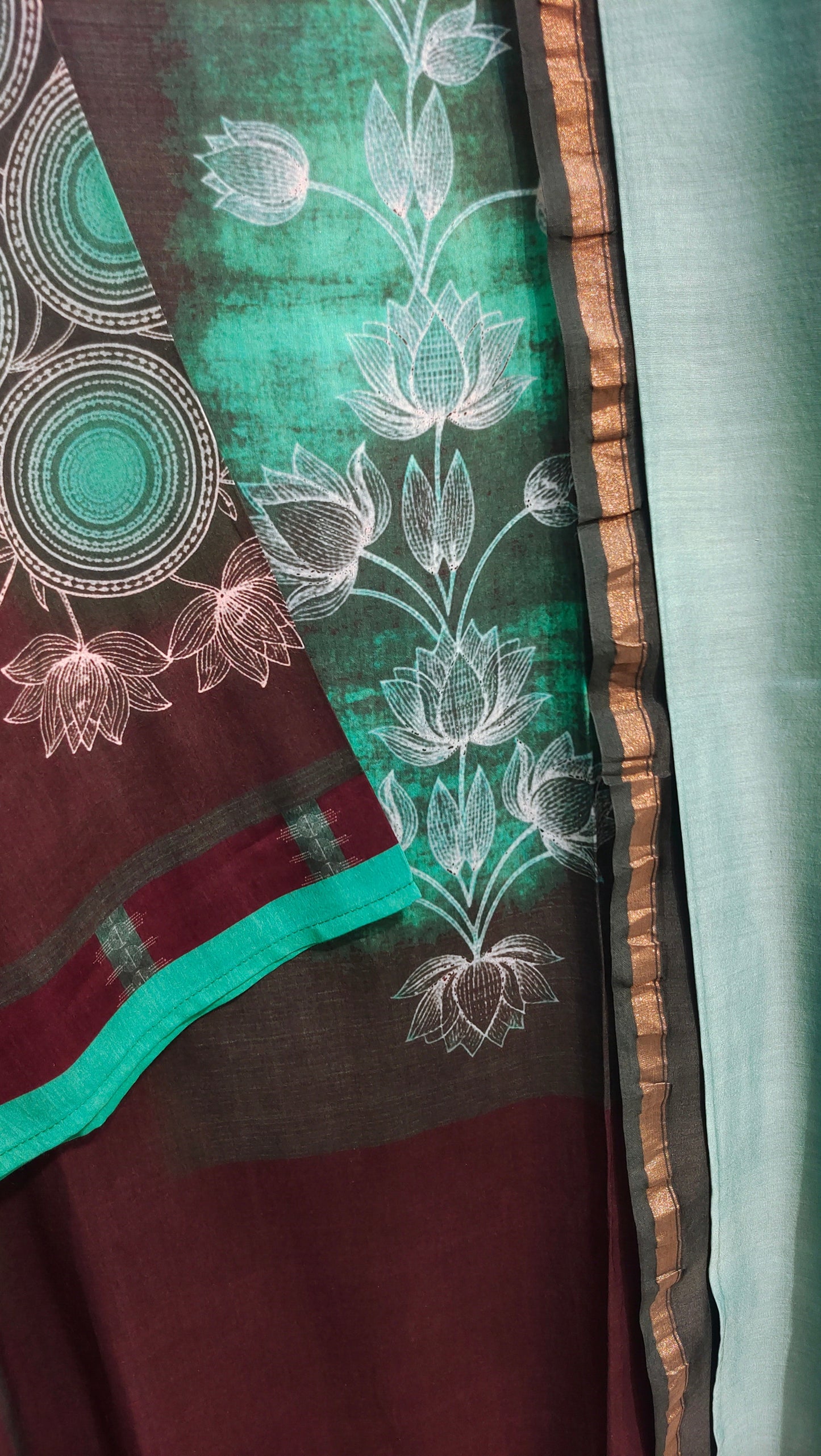 Semi Stitched Cotton Casual Suitset VISHAL KAPUR
