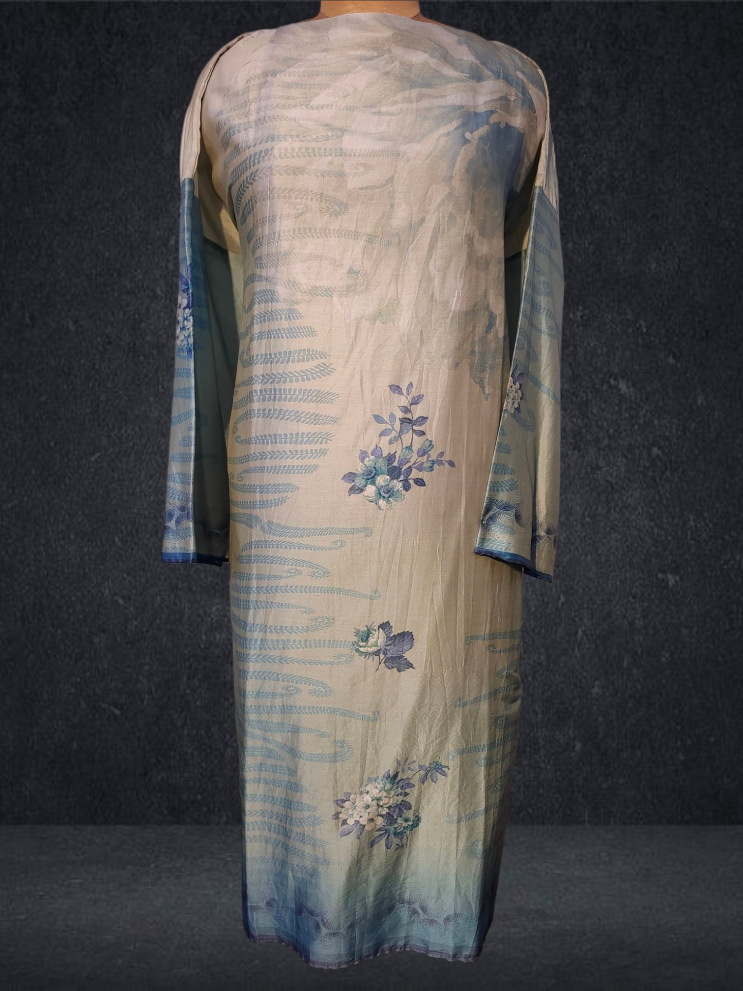 Semi Stitched Chanderi Casual Suitset VISHAL KAPUR