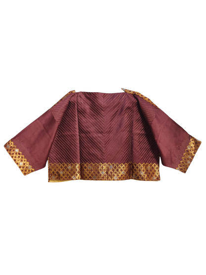 Semi Stitched Chanderi Ɓlouse
