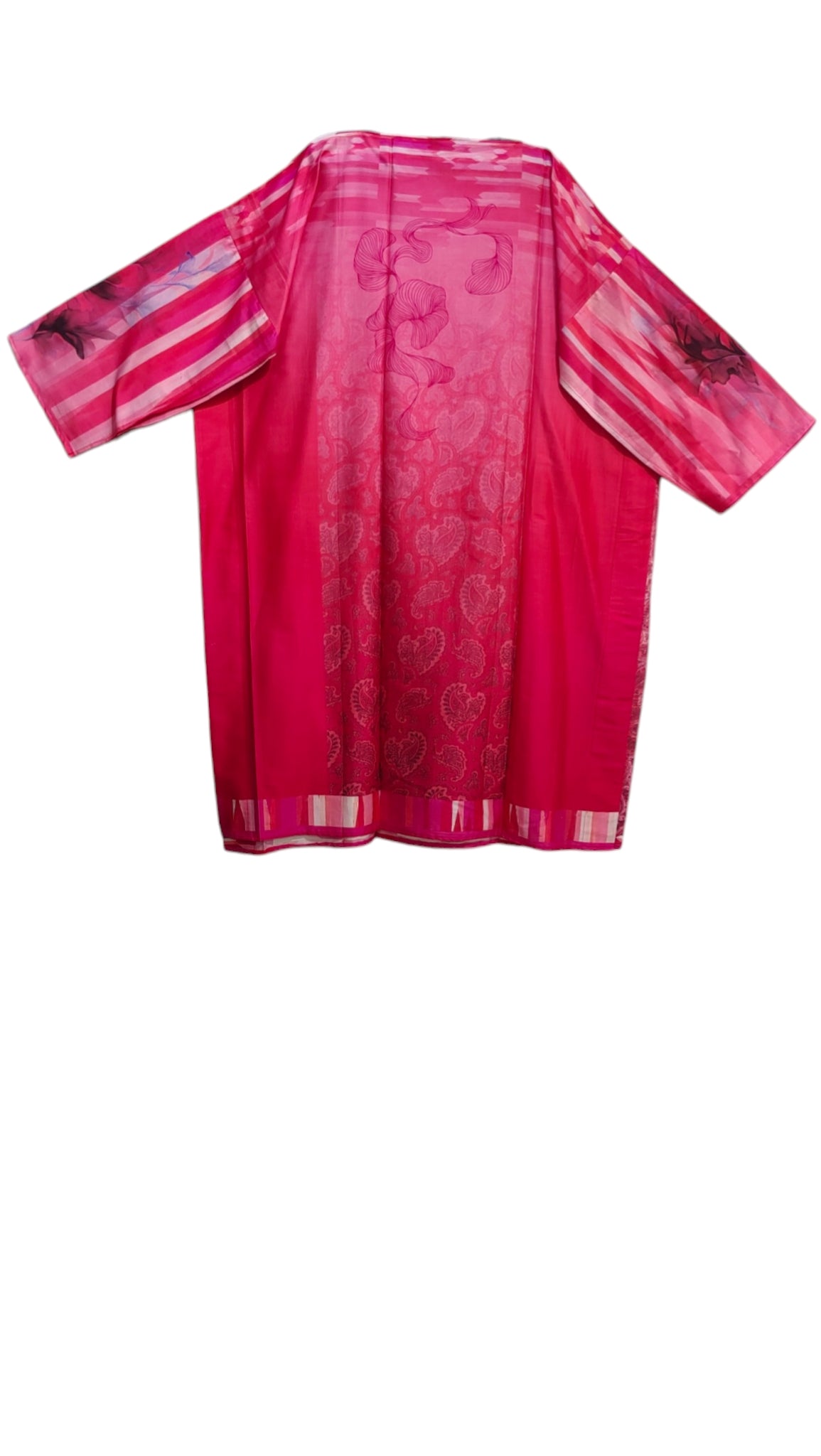 Semi Stitched Chanderi Casual Suitset