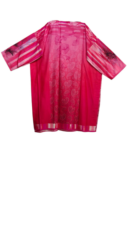 Semi Stitched Chanderi Casual Suitset