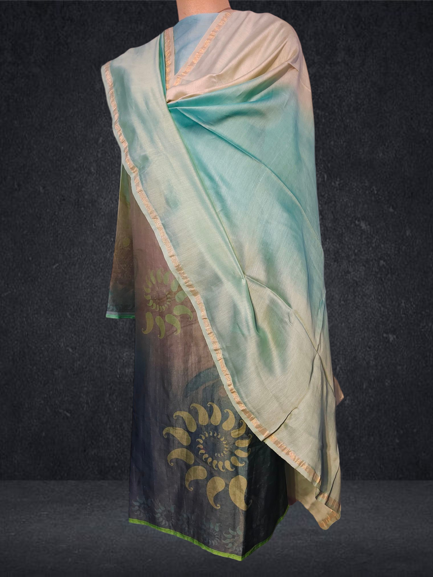 Semi Stitched Cotton Suitset VISHAL KAPUR