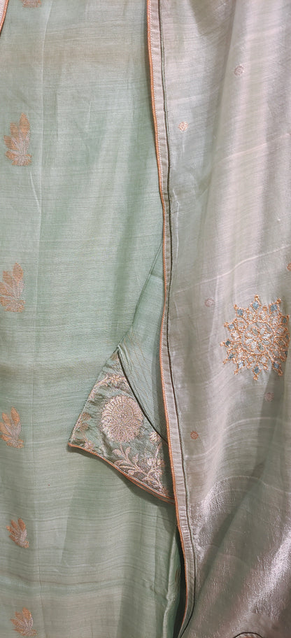 Semi Stitched Formal Chanderi Suitset