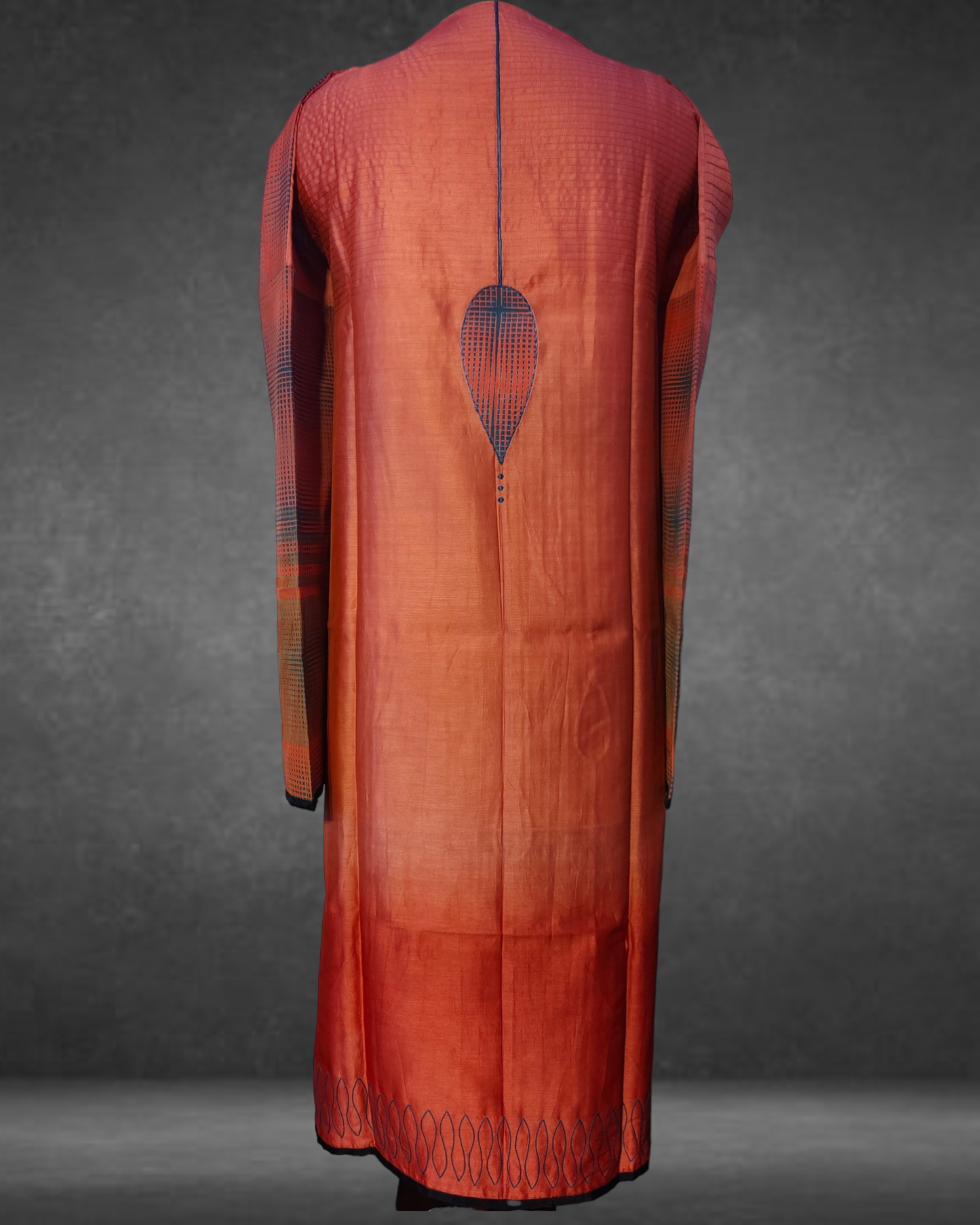 Semi Stitched Formal Chanderi kurta VISHAL KAPUR