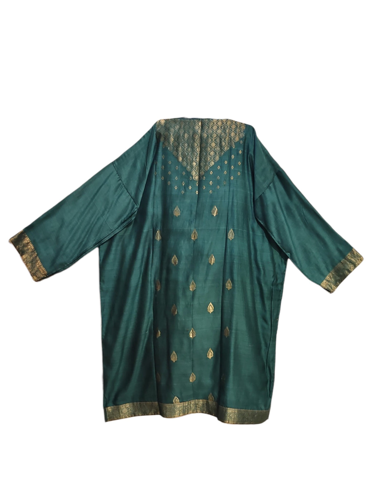 Semi Stitched Chanderi Formal Suitset