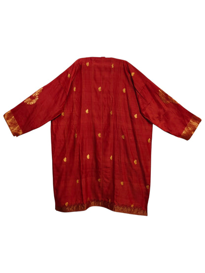 Semi Stitched Chanderi Casual kurta