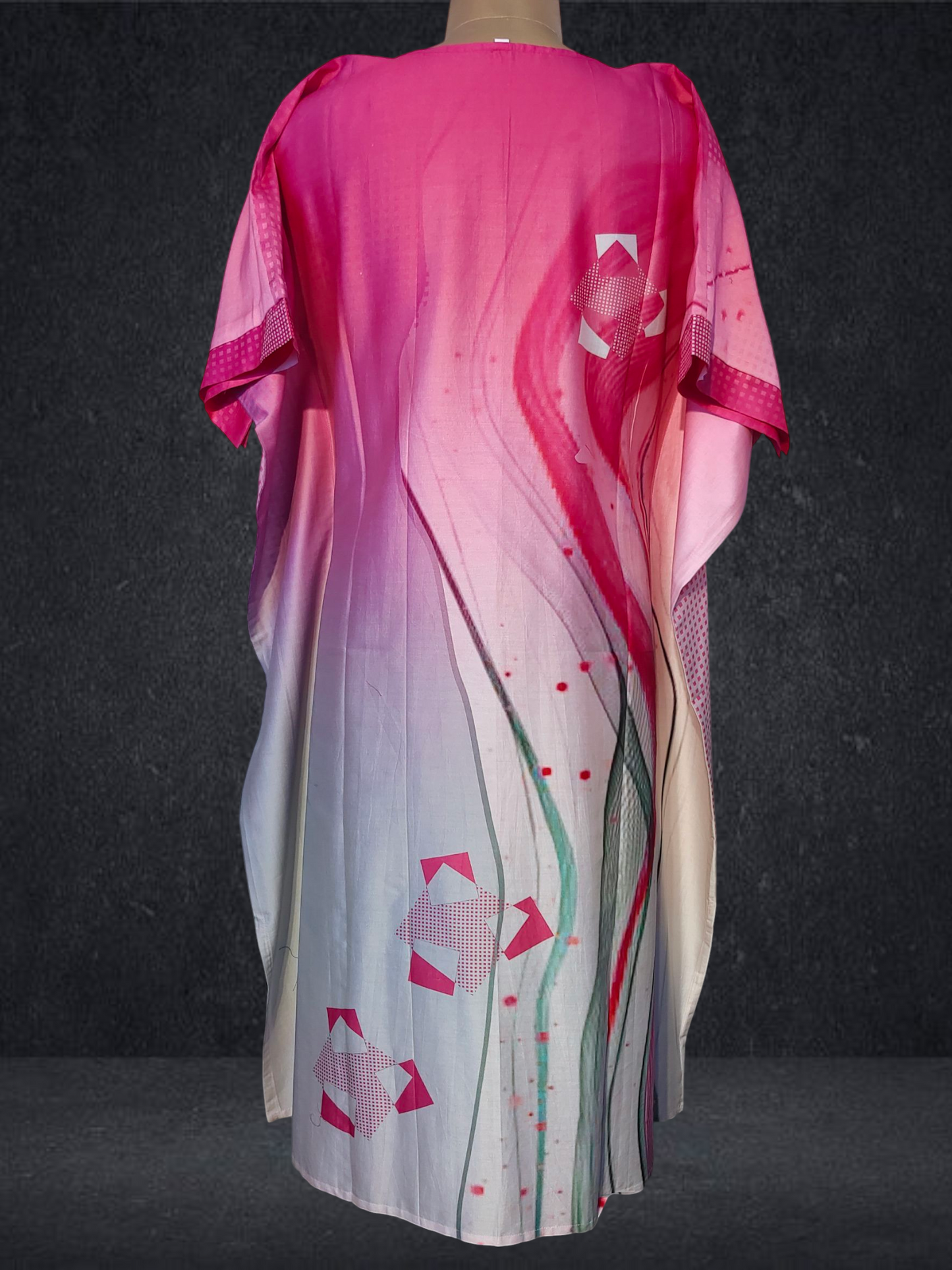 Stitched Chanderi Digital Printed Kaftan VISHAL KAPUR STUDIO