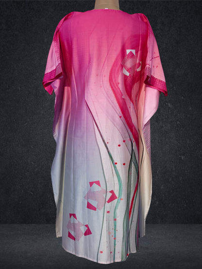 Stitched Chanderi Digital Printed Kaftan VISHAL KAPUR STUDIO