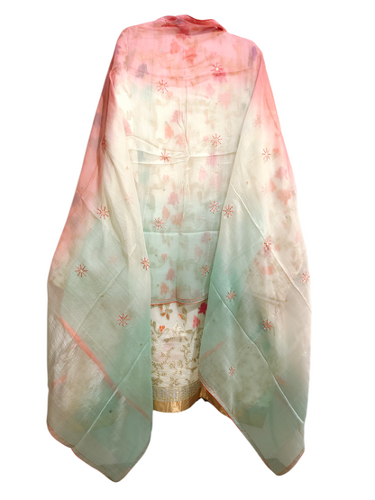 Semi Stitched Formal kota silk Suitset