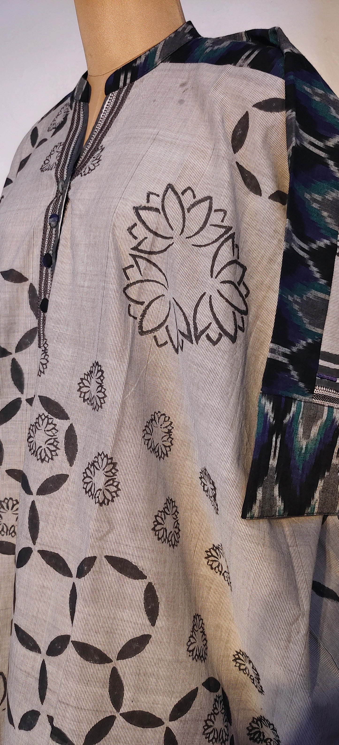 Stitched Block Printed Short Tunic