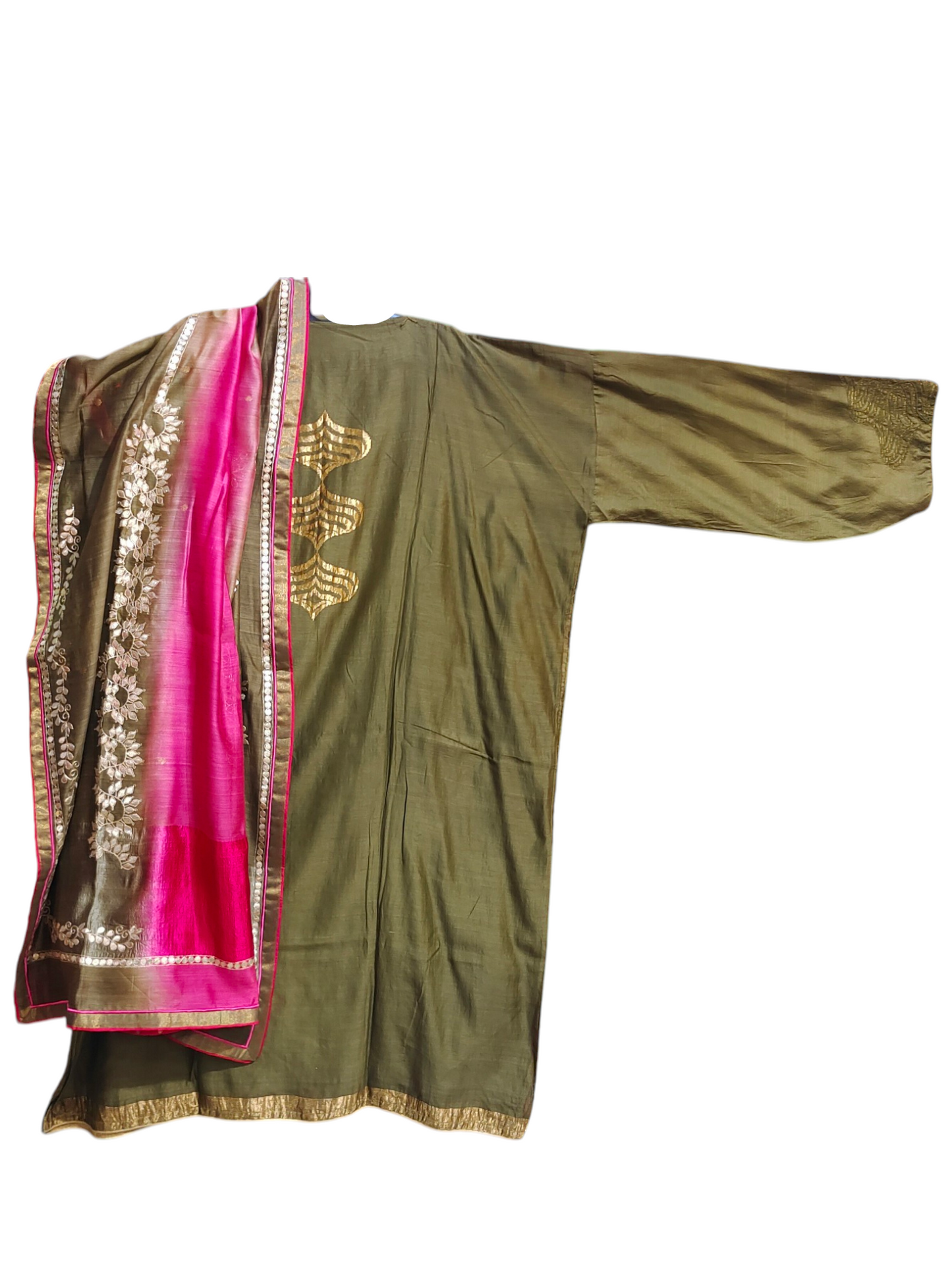 Semi Stitched Formal Chanderi Suitset