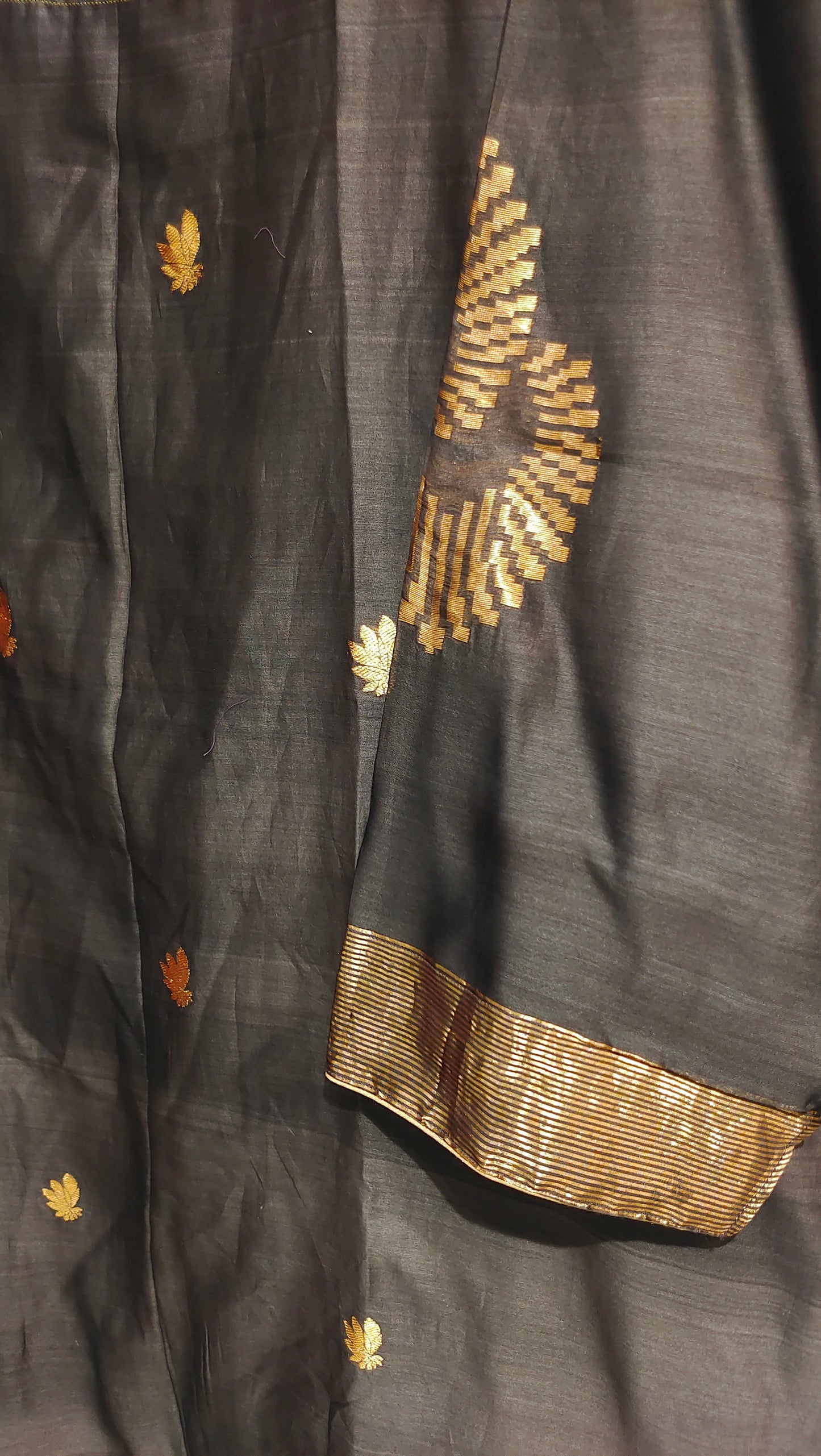 Semi Stitched Chanderi Casual kurta