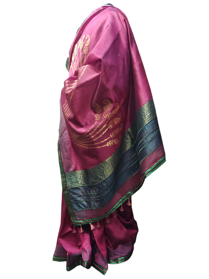 Formal Chanderi Zari Woven Saree