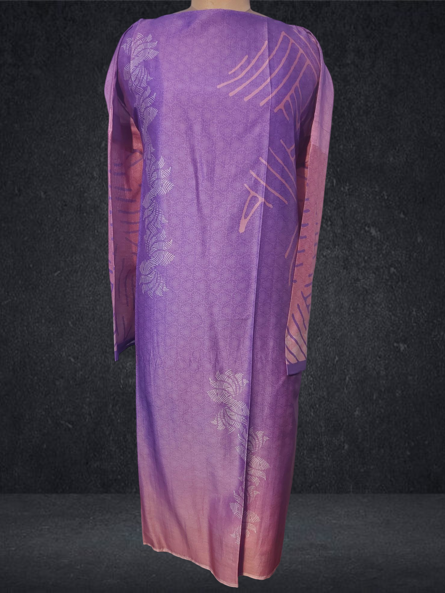 Semi Stitched Chanderi kurta VISHAL KAPUR
