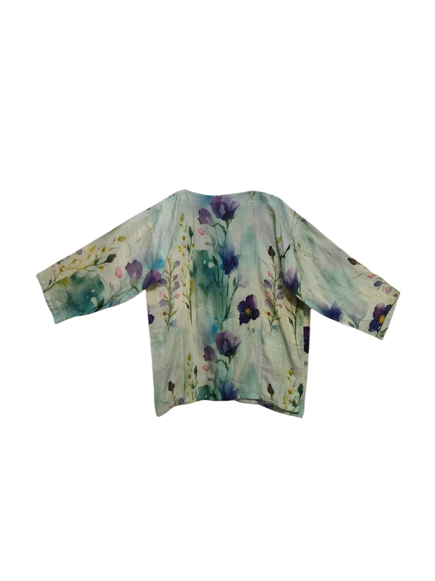 Semi Stitched printed chanderi Tunic