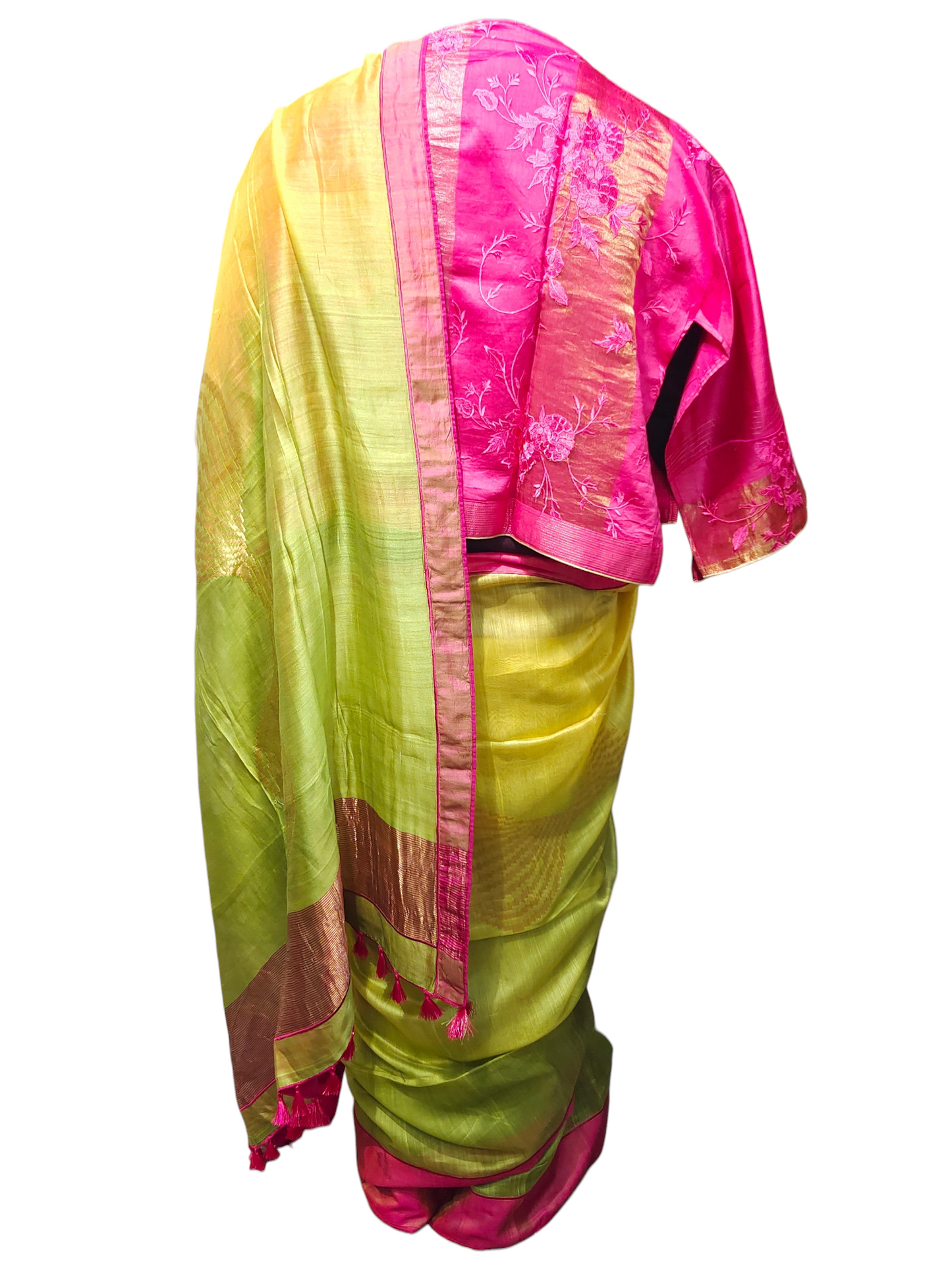 Formal Chanderi Zari Woven Saree