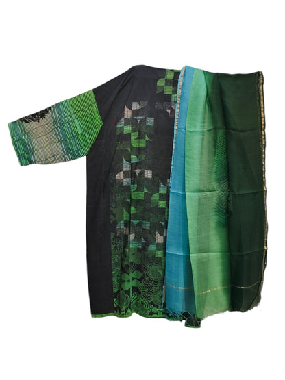 Semi Stitched Cotton Casual Suitset
