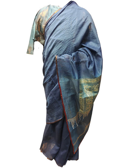 Chanderi Silk Ajrakh Saree